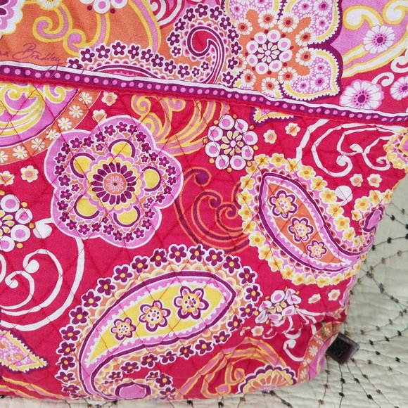 EUC Vera Bradley Raspberry Fizz Tote Bag - Picture 3 of 8
